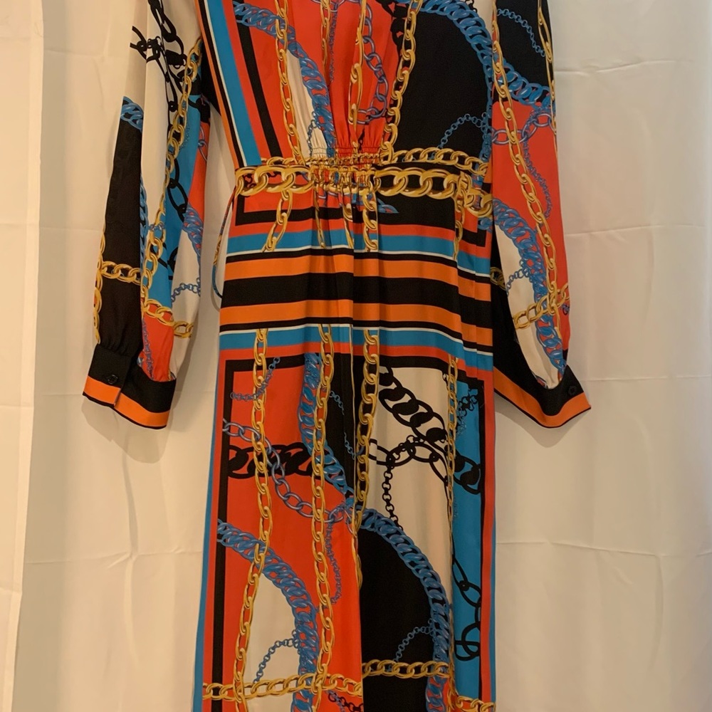 Zara brand new midi chain dress